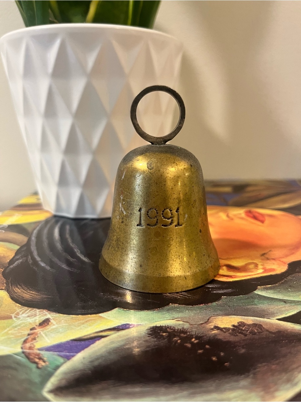 Vintage Brass Bell Souvenir 1991 HBC E.P. Brass